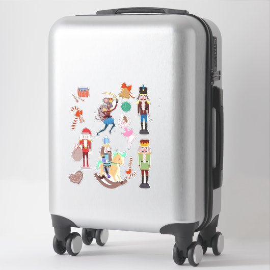 Nutcracker Christmas Aufkleber (Koffer)