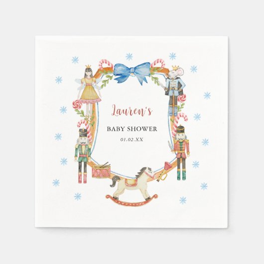 Nutcracker Christmas Baby Dusche Serviette (Vorderseite)