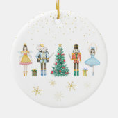 Nutcracker Christmas Baby Foto Keramik Ornament (Hinten)