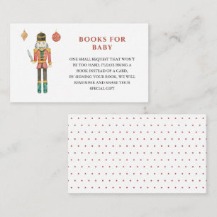 Nutcracker Christmas Baby Shooting Book Request Begleitkarte