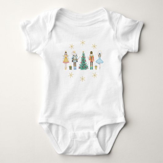 Nutcracker Christmas Baby Strampler (Vorderseite)