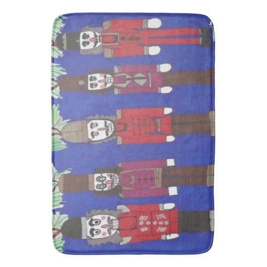 Nutcracker Christmas Badematte (Vorderseite Vertikal)