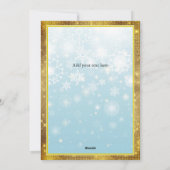 Nutcracker Christmas Ballerina Birthday Feiertagskarte (Rückseite)