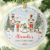 Nutcracker Christmas Ballerina Keramik Ornament