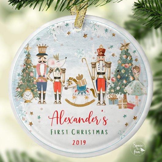 Nutcracker Christmas Ballerina Keramik Ornament