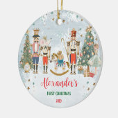 Nutcracker Christmas Ballerina Keramik Ornament (Links)