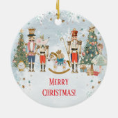 Nutcracker Christmas Ballerina Keramik Ornament (Hinten)