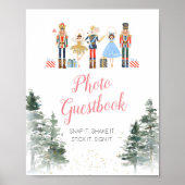 Nutcracker Christmas Brautparty Foto Gästebuch (Vorne)
