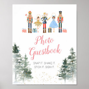 Nutcracker Christmas Brautparty Foto Gästebuch