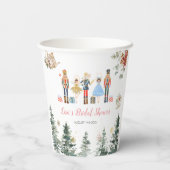 Nutcracker Christmas Brautparty Tee Pappbecher (Rückseite)