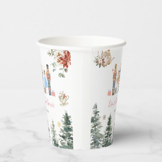 Nutcracker Christmas Brautparty Tee Pappbecher (Rechts)