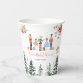 Nutcracker Christmas Brautparty Tee Pappbecher (Vorderseite)