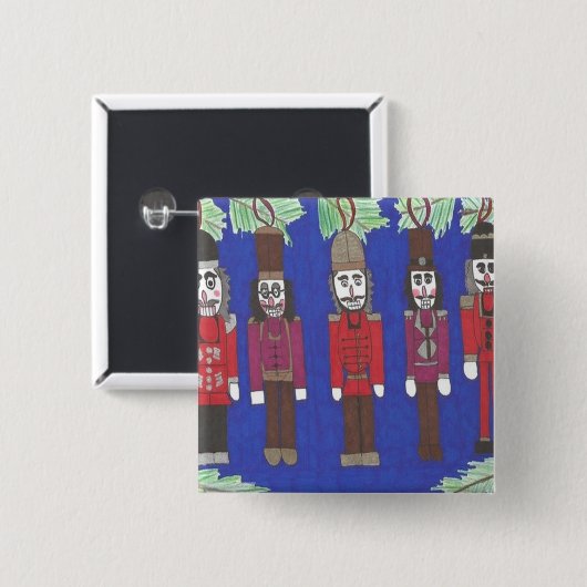 Nutcracker Christmas Button (Vorne & Hinten)