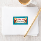 Nutcracker Christmas Card Address Labels Adressaufkleber (Insitu)
