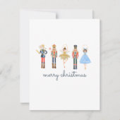 Nutcracker Christmas Cards Feiertagskarte (Vorderseite)