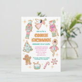 Nutcracker Christmas Cookie Exchange Party Einladung (Stehend Vorderseite)