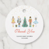 Nutcracker Christmas Danke Geschenkanhänger (Vorderseite)