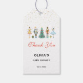 Nutcracker Christmas Danke Geschenkanhänger (Vorderseite)