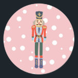 Nutcracker Christmas Design Classic Round Sticker<br><div class="desc">Genießen Sie unsere Nutcracker Designs.</div>