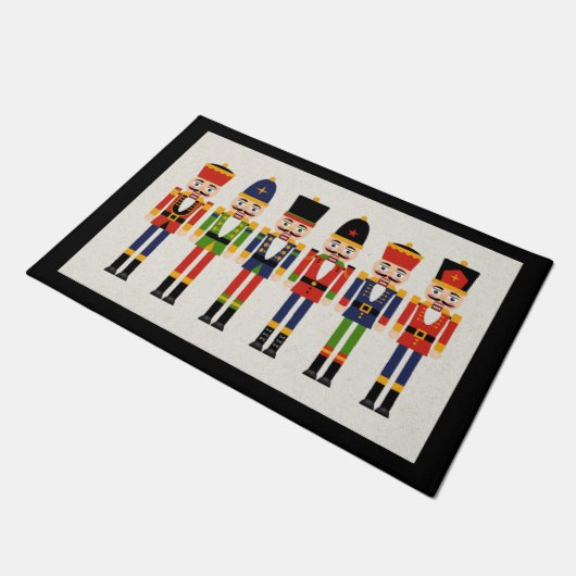 Nutcracker Christmas Doormat Door Mat Fußmatte (Schrägansicht)