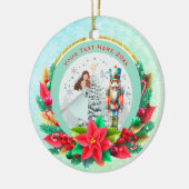 Nutcracker Christmas, Family Holiday Keepsake Gift Keramik Ornament (Links)