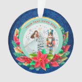 Nutcracker Christmas, Family Holiday Keepsake Gift Ornament (Vorderseite)