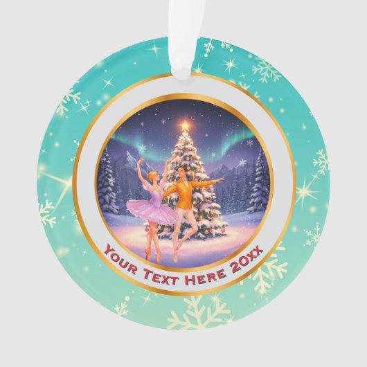 Nutcracker Christmas, Family Holiday Keepsake Gift Ornament (Vorderseite)