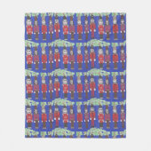 Nutcracker Christmas Fleece Blanket (Vorderseite)
