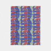 Nutcracker Christmas Fleecedecke (Vorderseite)