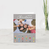 NUTCRACKER CHRISTMAS FOTO GREETCARD EINLADUNG (Vorderseite)