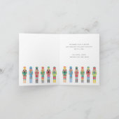 NUTCRACKER CHRISTMAS FOTO GREETCARD EINLADUNG (Innenseite)