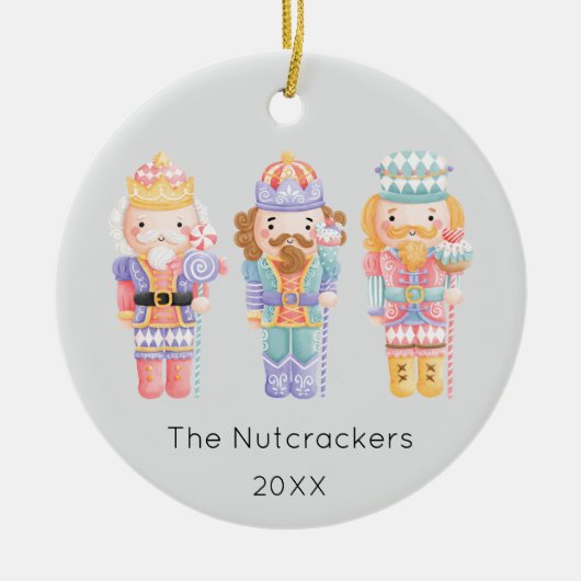 Nutcracker Christmas Foto Keramik Ornament (Vorne)