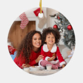 Nutcracker Christmas Foto Keramik Ornament (Hinten)