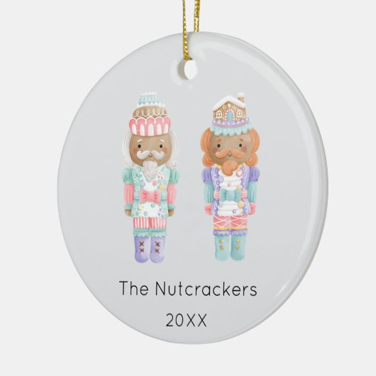 Nutcracker Christmas Foto Keramik Ornament (Links)