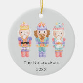Nutcracker Christmas Foto Keramik Ornament (Vorne)