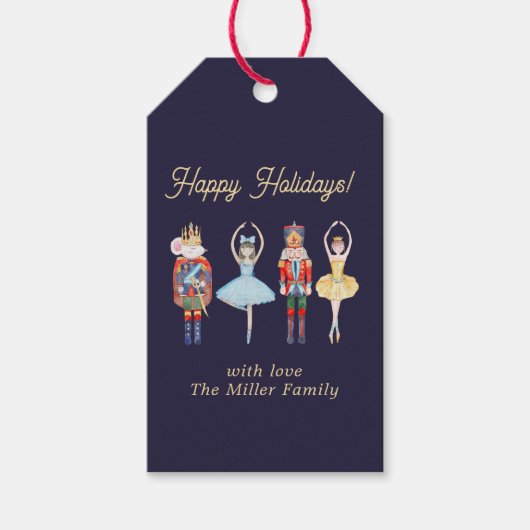 Nutcracker Christmas Geschenkanhänger (Vorderseite)