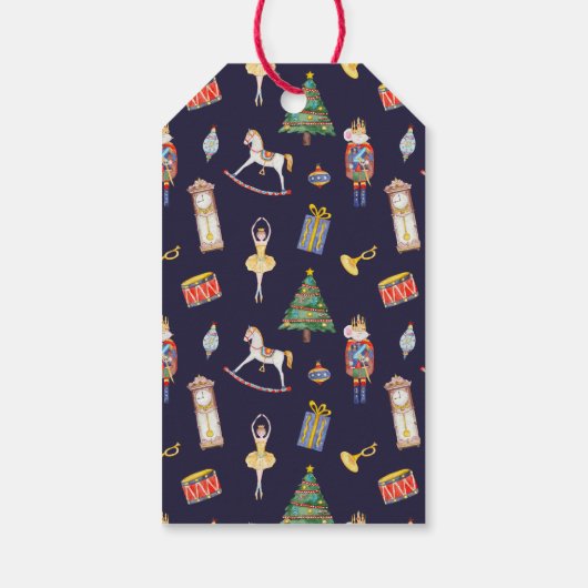 Nutcracker Christmas Geschenkanhänger (Rückseite)