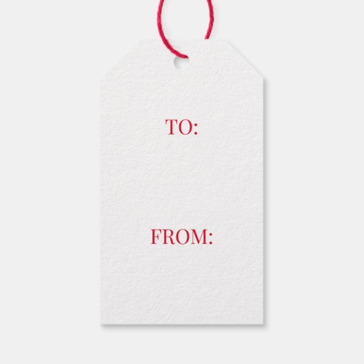 Nutcracker Christmas Geschenkanhänger (Rückseite)