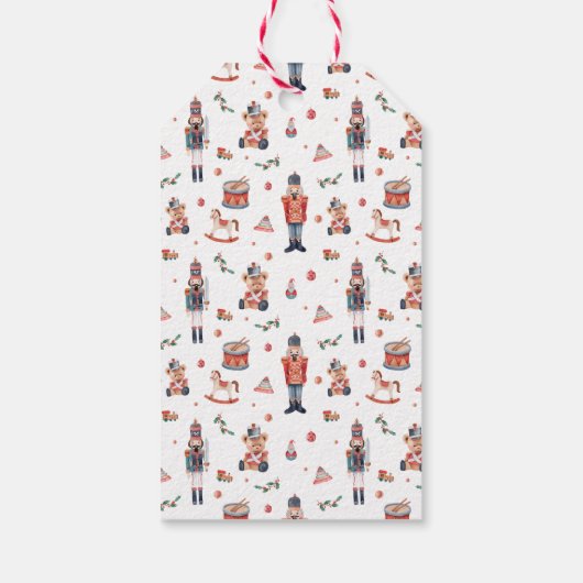 Nutcracker Christmas Geschenkanhänger (Rückseite)