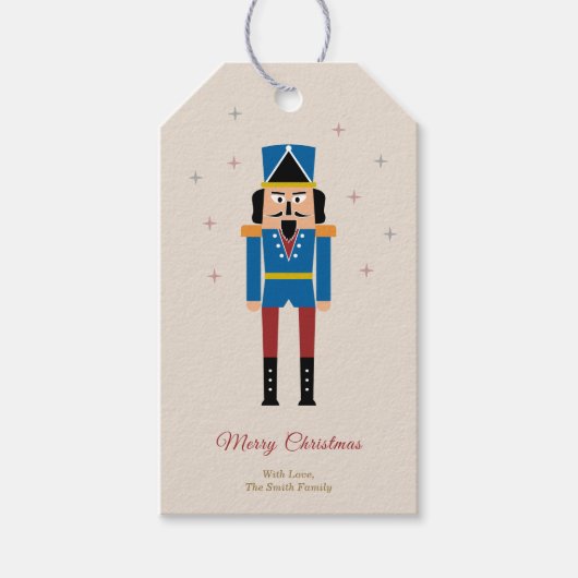 Nutcracker Christmas Geschenkanhänger (Vorderseite)