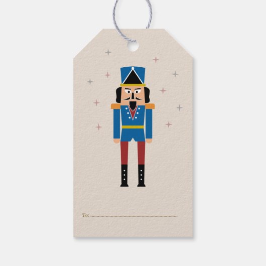 Nutcracker Christmas Geschenkanhänger (Rückseite)