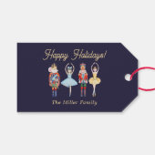 Nutcracker Christmas Geschenkanhänger (Vorderseite (Horizontal))