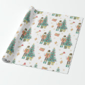 Nutcracker Christmas Geschenkpapier (Ungerollt)