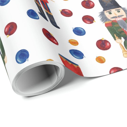 Nutcracker Christmas Geschenkpapier (Rolleneckpunkt)