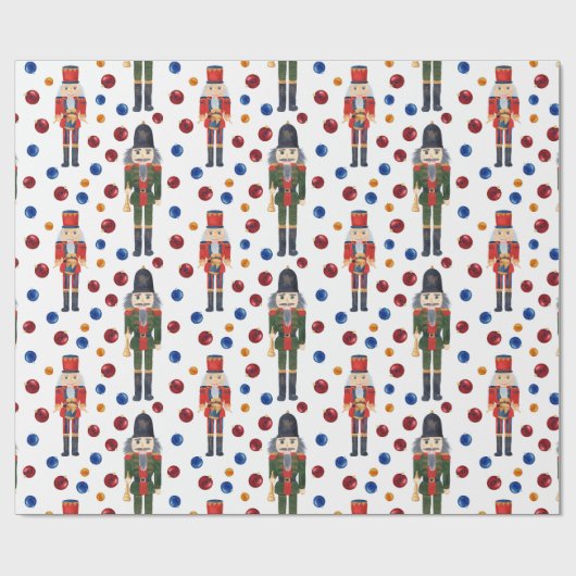 Nutcracker Christmas Geschenkpapier (Flach)