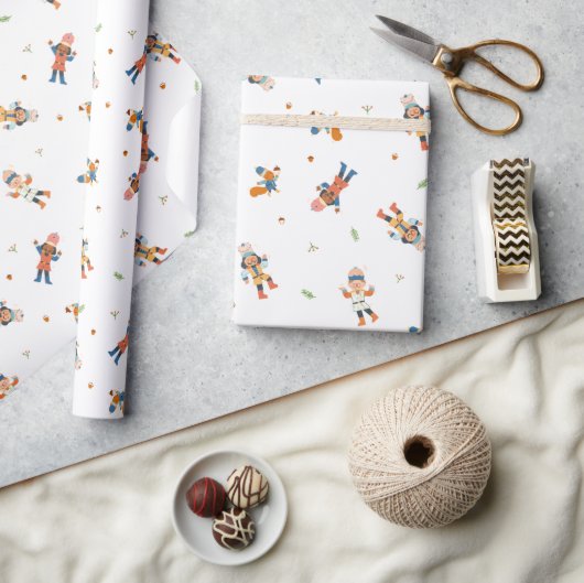 Nutcracker Christmas Geschenkpapier (Basteln)