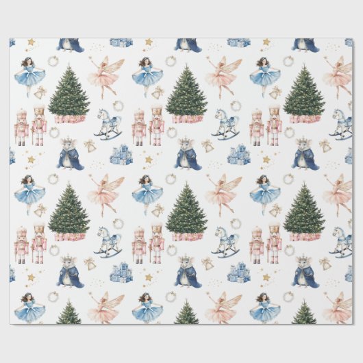 Nutcracker Christmas Geschenkpapier (Flach)