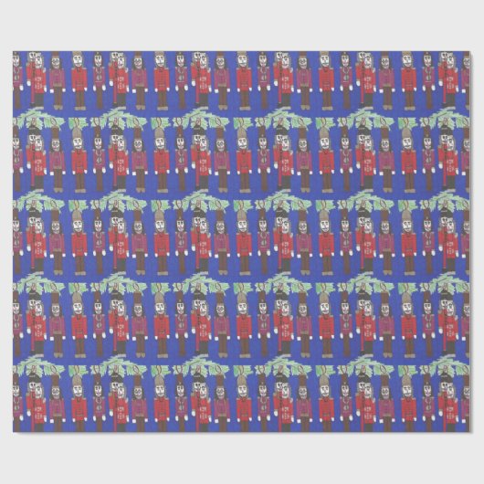 Nutcracker Christmas Geschenkpapier (Flach)