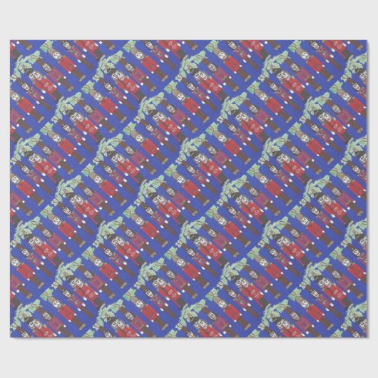 Nutcracker Christmas Geschenkpapier (Flach)