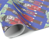 Nutcracker Christmas Geschenkpapier (Rolleneckpunkt)